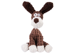 Mali brinquedo de Pelúcia para Cães Donkey Corduroy com Som e Masticável Resistente