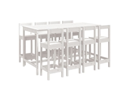 Garden Bar Set, Garden Bar Sets Vidaxl Branco Madeira De Pinho (n/a)