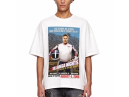 Rockinstone Talladega Nights Movie Movie Poster White Adult T-shirt Size:xl