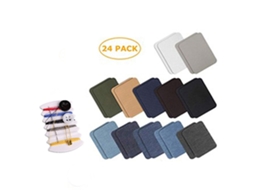 Remendos De Cotovelo Remendos De Joelho Para Calças Calças Jeans Com Kit De Agulha E Linha Multicolor