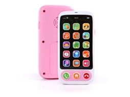 Telemóvel Educativo Infantil Touch Hexinyigjly 7 Modos, Aprendizagem Inglês, Presente 1-3 Anos Rosa