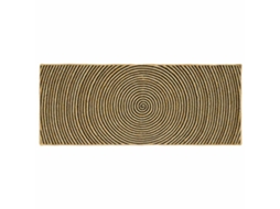 Conjunto 1 Tapetes De Área Vidaxl Preto Juta (80 X 200 Cm)