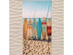 Toalha De Praia Microfibra Pranchas De Surf Na Praia