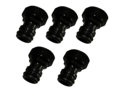 Adaptador de manguera rápida, 5x, rosca macho 3/4, para irrigação | S/MARCA
