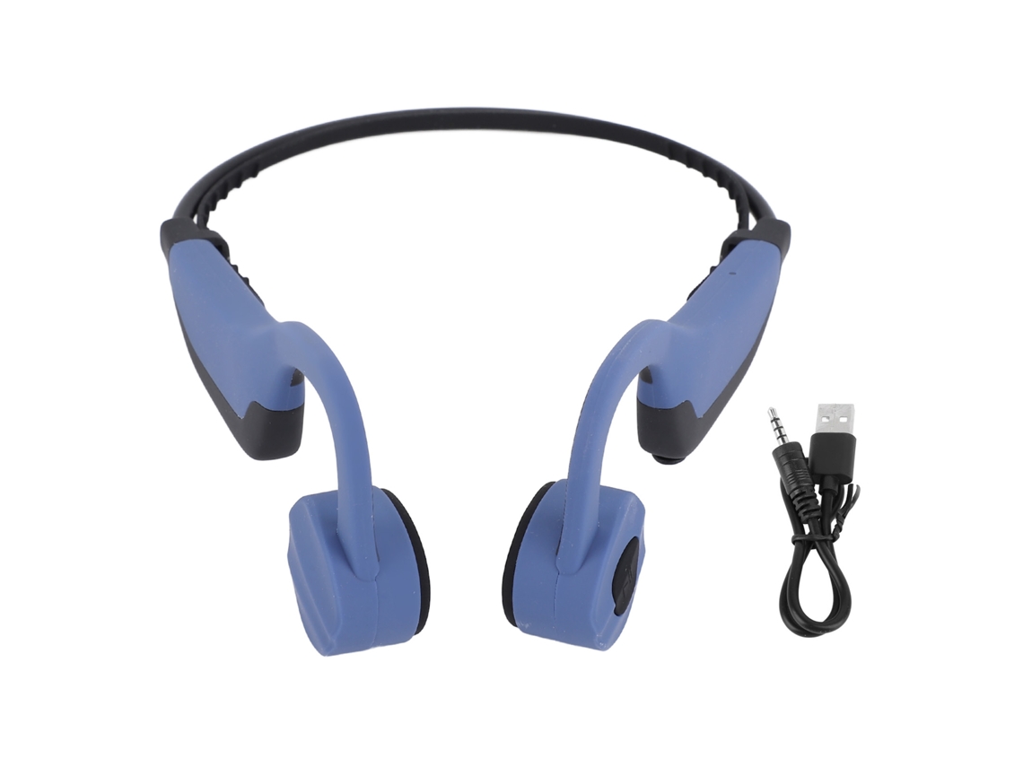 Fones de Ouvido Bluetooth Condução Óssea IPX8 16g Quality Sound Azul Primerox