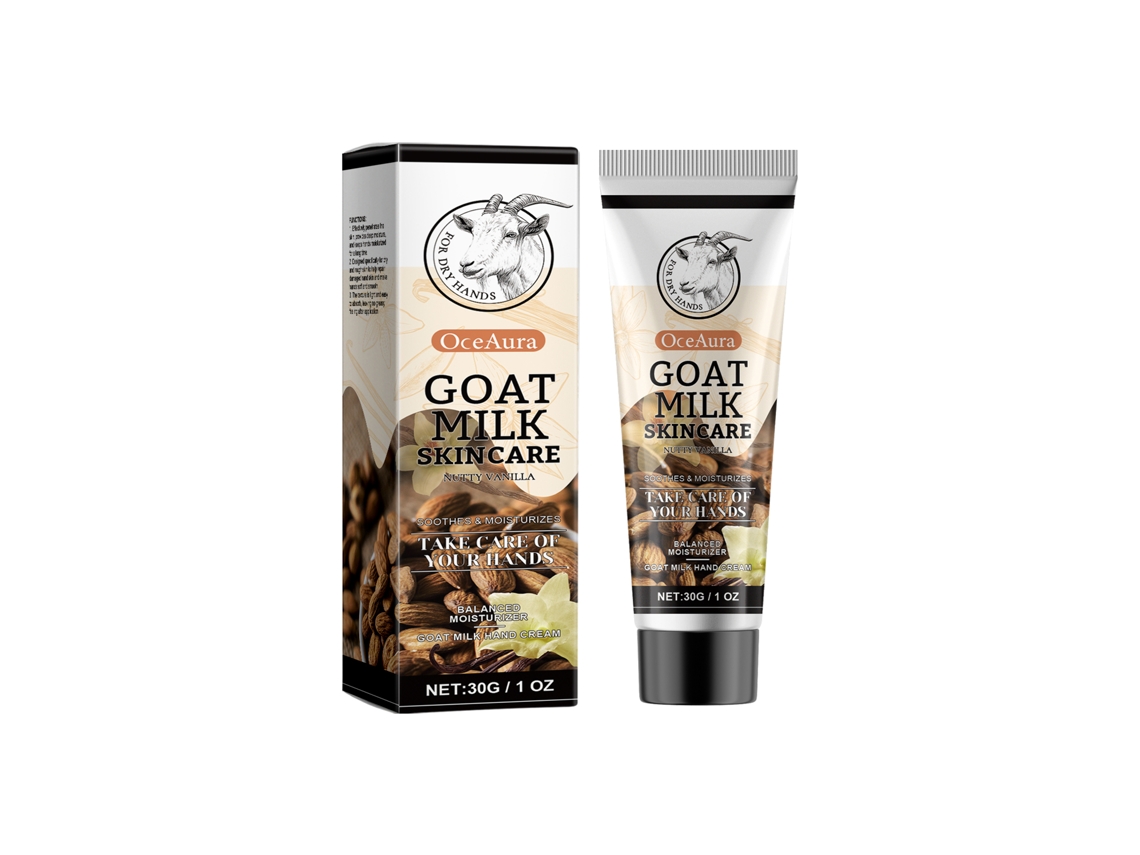 Creme de Mão Leite Cabra Noz Vanilla