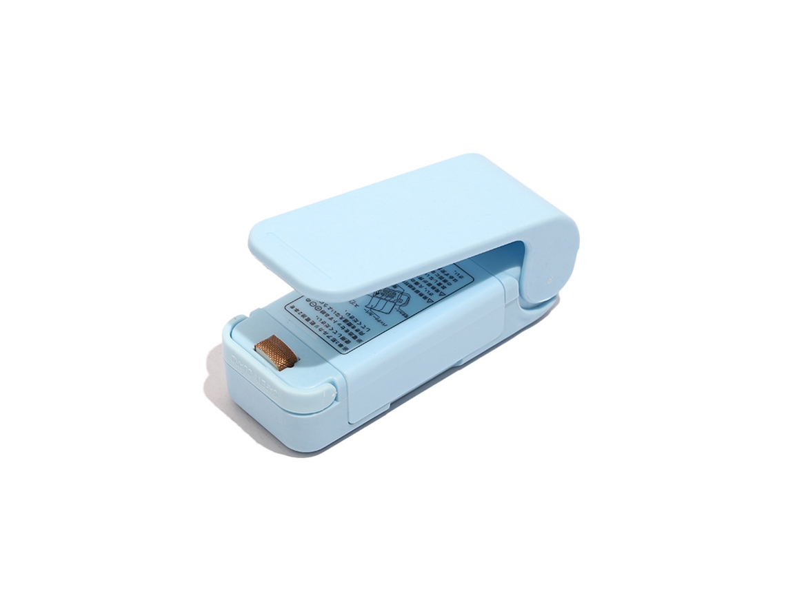 Seladora Termoplástica Para Sacos De Alimentos, Embalagem E Selagem De Sacos De Alimentos, Seladora Plástica Doméstica Para Lanches, Azul.