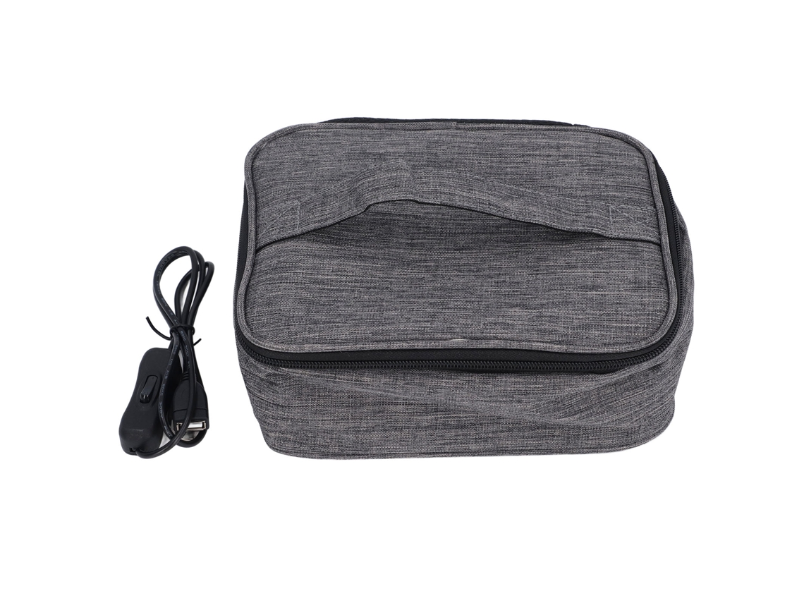 Bolsa De Almoço Forno Portátil Usb Aquecedor De Comida Impermeável 5v 2a Para Motoristas Viajantes Trabalhadores