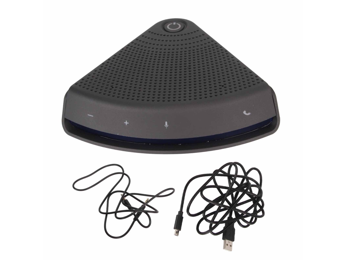 Microfone de Conferência EOOCOO, 360°, USB e Bluetooth