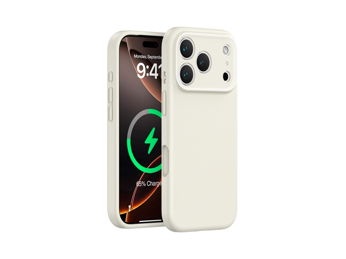 (branco, Iphone 14 Plus) Capa Magnética De Silicone Líquido Para Iphone, Cobertura Total Com Aberturas Precisas E Botões Integrados.