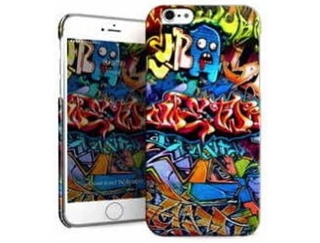 Capa iPhone 6, 6s, 7, 8  Hard Graffiti Multicor