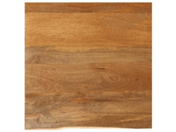 Vidaxl Tampo De Mesa C/ Borda Viva 40x40x3,8 Cm Mangueira Maciça