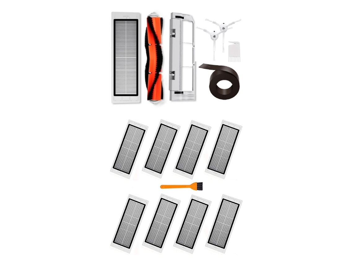 Acessório para Aspiradores XIAOMI Hepa Main Side Waller Tools With 8 Pack Hepa Filters