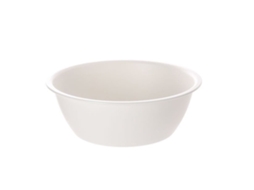 Bacia de lavar rosto redonda espessada de plástico branco creme S/MARCA