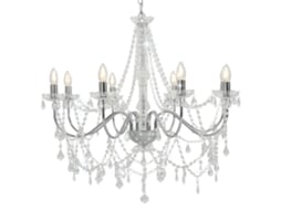 Lustre VIDAXL Silver Metal (80 x 75)