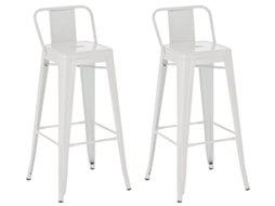 Conjunto De 2 Banquetas De Bar Mason, Branco