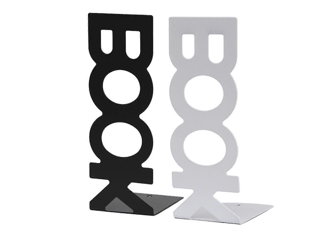 Xj Conjunto de 2 Suportes de Livros Decorativos Clássicos, Porta, Revistas, Elegantes e Resistentes, com 4 Bases Antiderrapantes BRILVIBERA