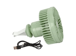 Ventoinha De Resfriamento Usb 5v Para Carro Rotativa 360°