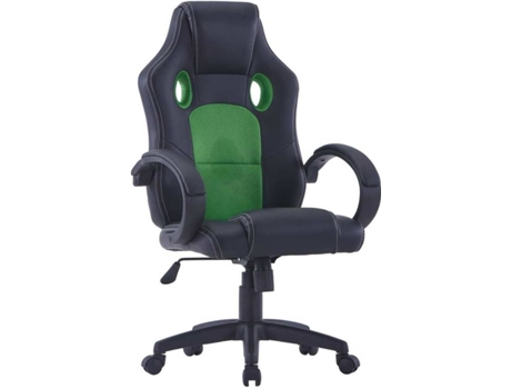 Cadeira Gaming VIDAXL Verde (Couro artificial)