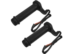 Manoplas Aquecidas Para Motocicleta, Antiderrapantes, Com Temperatura Ajustável, Pretas.