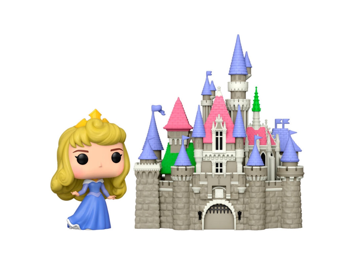Figura Pop Cidade Disney Princesa Aurora Com Castelo