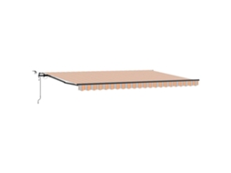 Toldo Retrátil Automático Vidaxl Multicolorido Tecido