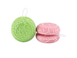 Primerox 2pcs Yoyo Bola de Madeira com Padrão de Ranhura Brinquedo Criança Treinamento de Pensamento Espacial