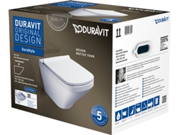 Sanita de parede DURAVIT DuraStyle DURAVIT Rimless Set 455109, incl. assento da privada