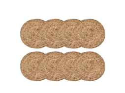 Acessórios Para Panelas, Linho Artesanal, Forma Redonda, 8pcs, 30x30