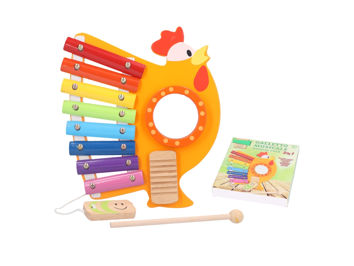 Mali xilofone Infantil de Madeira Educacional Mini Xilofone para Bebês com Mais de 36 Meses