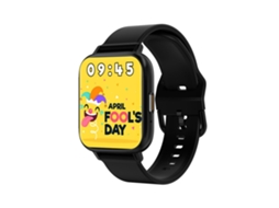 Smartwatches Tela Curvada de 1 81 Polegadas Compatível com Iphone e Android Preto YEMAESRE
