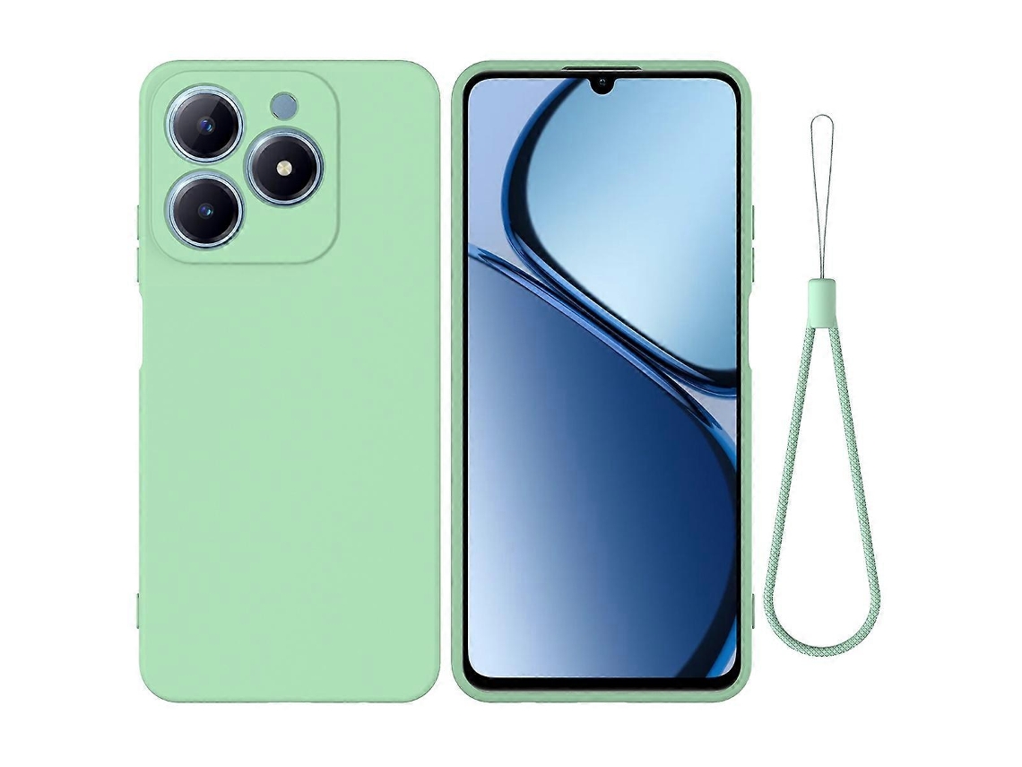 Capa De Silicone Líquido À Prova De Choque Para Celular Pure Color