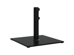 Parasol Base, Parasol Bases Vidaxl Preto Aço (n/a)