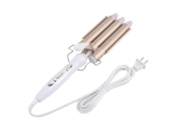 Chave De Cabelo Elétrico Profissional Chapinha De Curl 22mm Champagne 110-240v Plug Us
