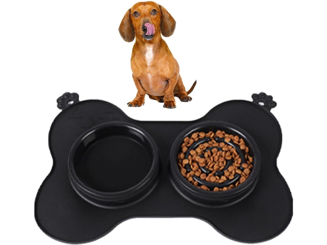 Tigela de Alimentação Lenta para Cães, Anti engasgo para Alimentação Lenta de Animais de Estimação AQUAFORGE