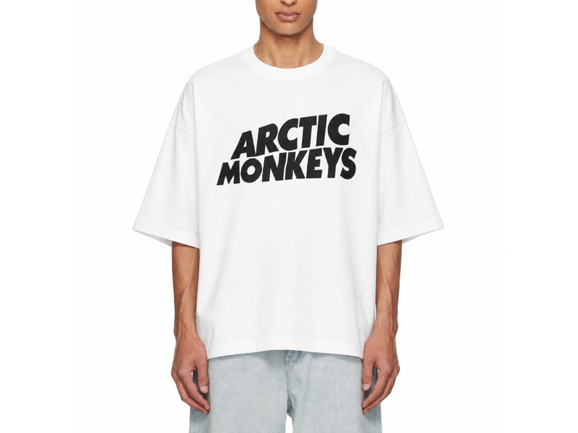 Rockinstone Arctic Monkeys Clic Logo T-shirt (white) Concert New Unique Designer Style