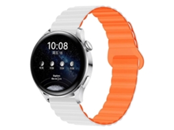 Pulseira De Relógio Magnética De Silicone Bicolor