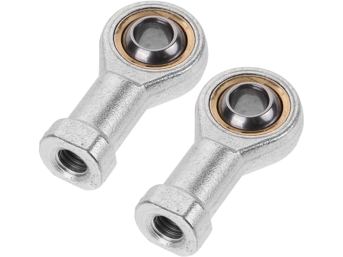 Kit de junta esférica de ferro prateado para caixa de direção de bicicletas de montanha, rosca interna de 10 mm