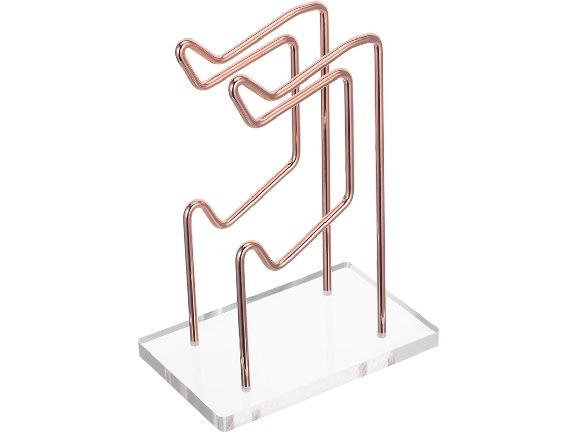 Suporte Para Fone De Ouvido E Controle Jogos, Base De Metal Com Suporte Acrílico, Estável E Fácil De Montar, Dois Níveis