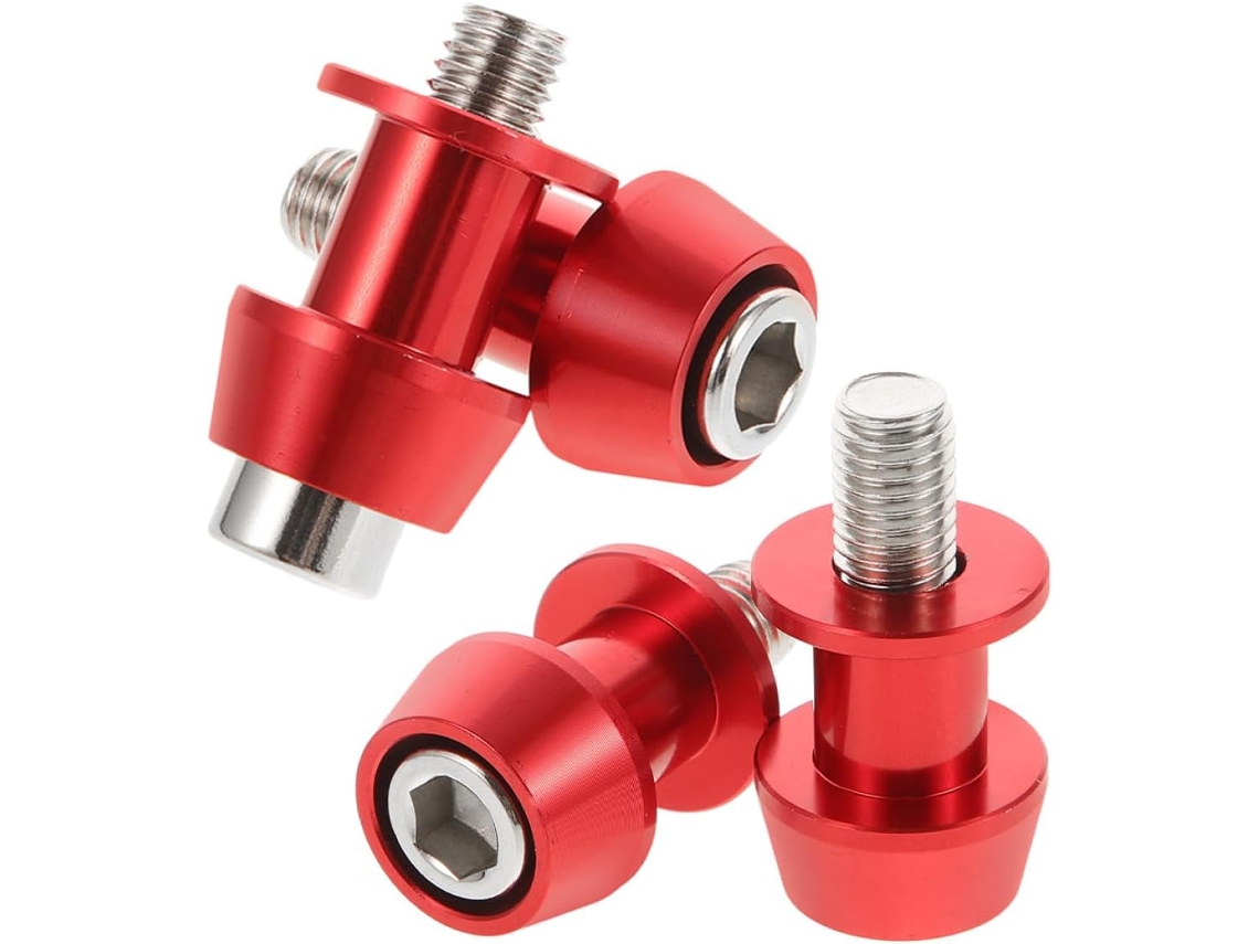 Parafusos De Suporte Em Liga De Alumínio Cnc Para Balança De Motocicleta (2 Pares)