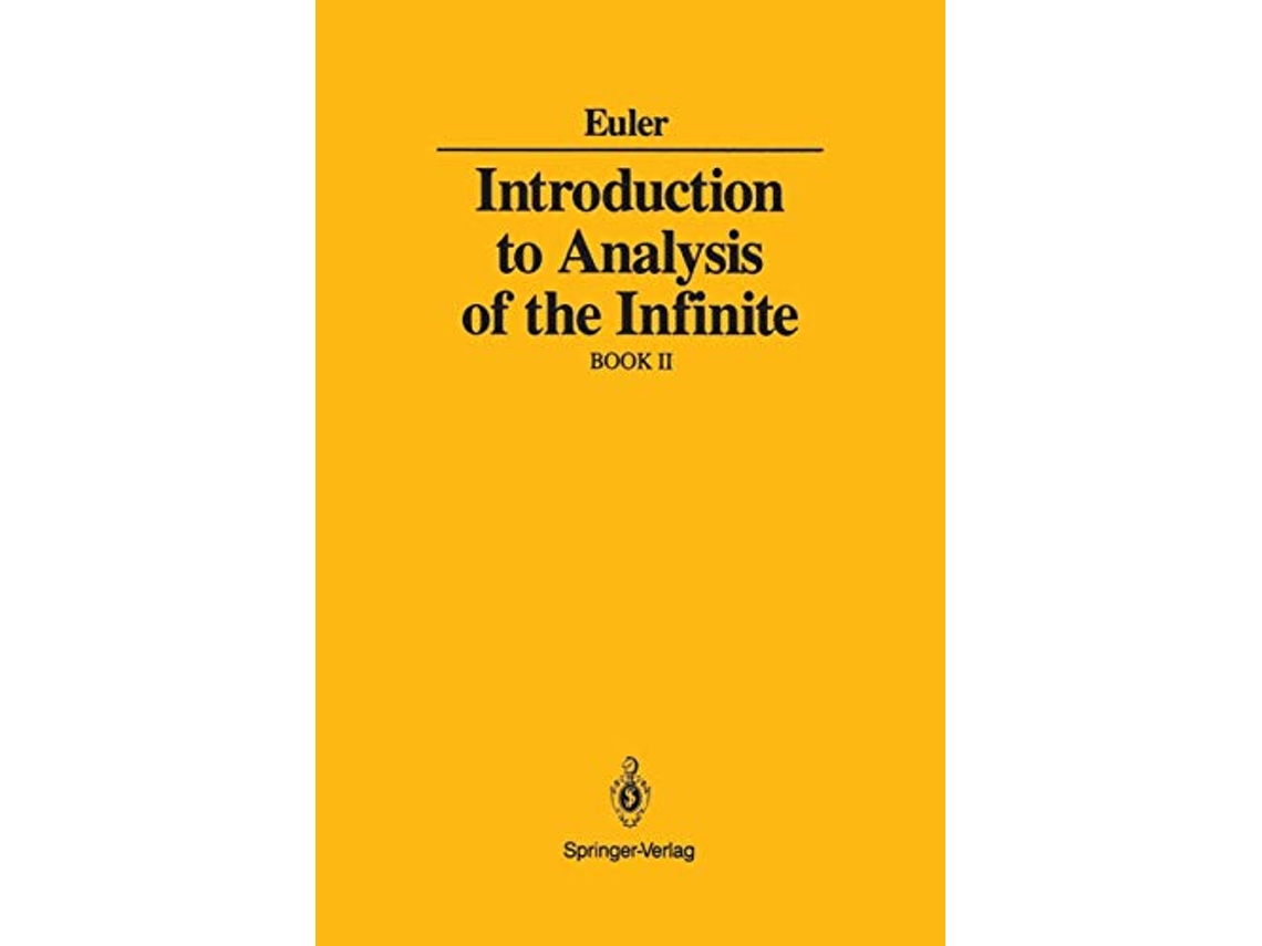 Livro Introduction to Analysis of the Infinite Book II de Leonard Euler (Inglês)