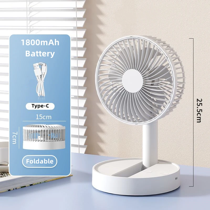 Este ventilador duplo USB possui quatro velocidades de vento e função de temporizador, podendo também ser usado como ventilador de mesa.