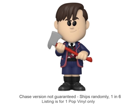 Figura Funko ACADEMIA UMBRELLA Número Cinco Vinil Soda Chase Enviada 1 em 6