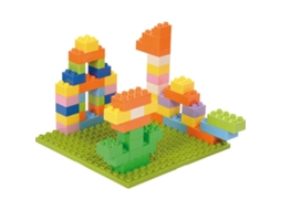 Blocos De Construção Eduplay Grandes 220 Peças Coloridas