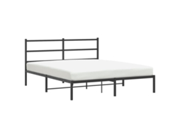 Maison Exclusive - Estrutura De Cama Em Metal Com Cabeceira 150x200 Cm Preto