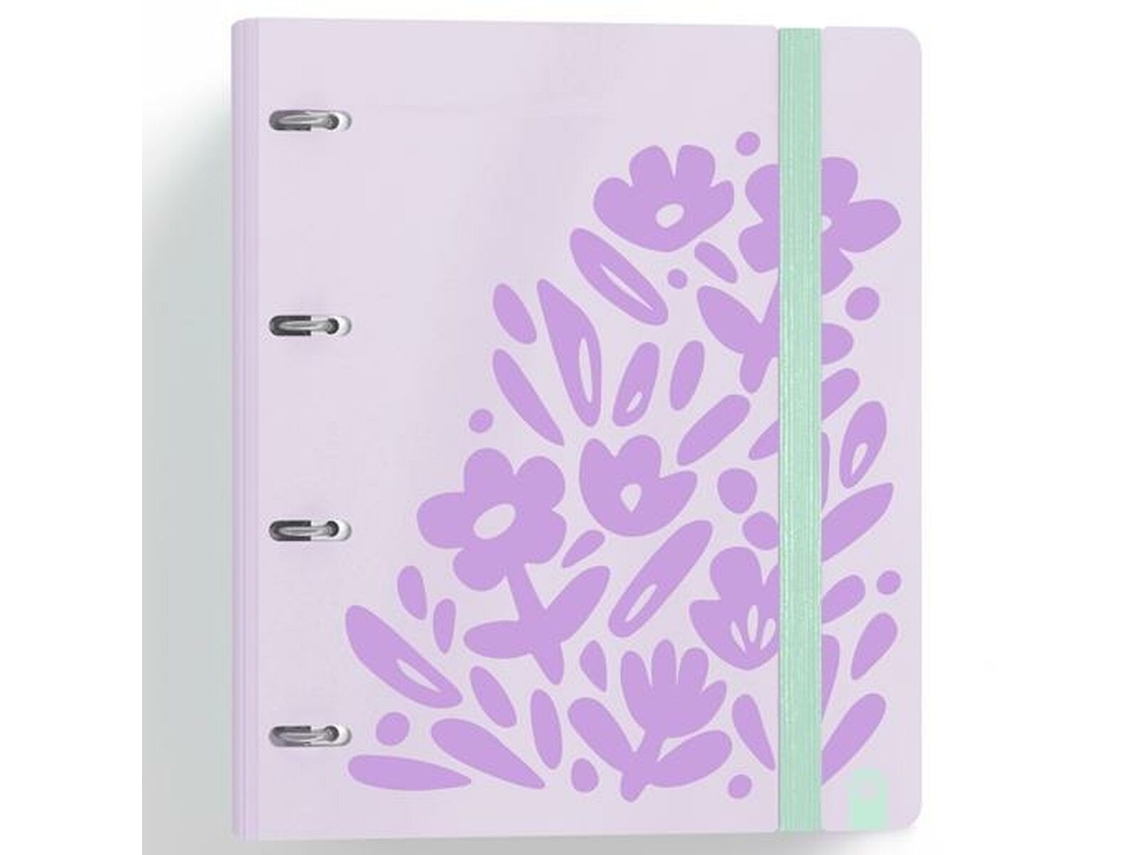 Pasta com argolas CARCHIVO Carpeblock360 Malva A4