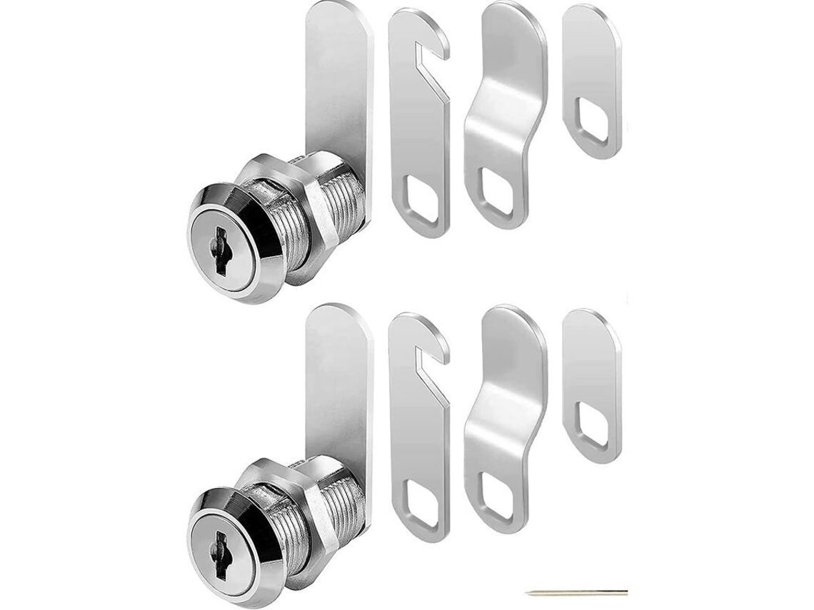 Fechadura Para Caixa De Correio, Metálica Para Armário De Caixa De Correio Com 4 Chaves, Pacote Com 2,16 Mm