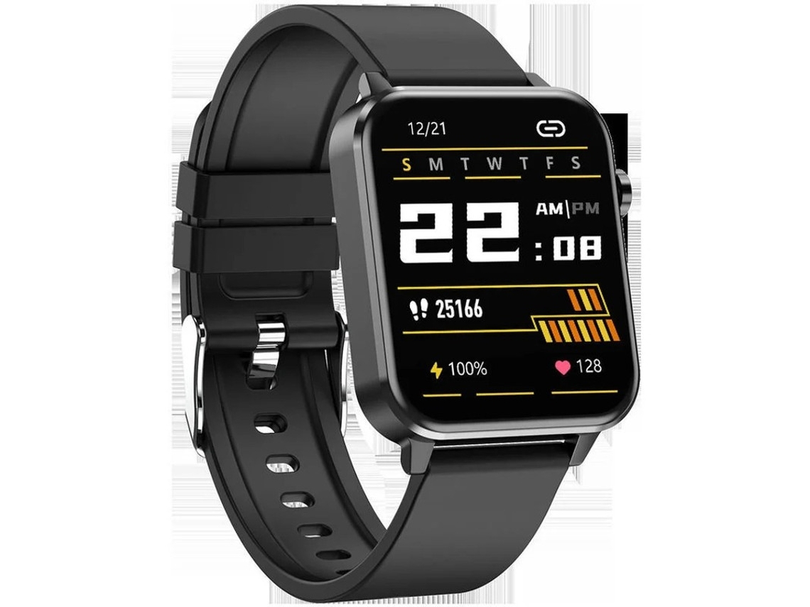E86 Smartwatch Pulseira Inteligente Temperatura Corporal Ecg Pressão Sanguínea Pedômetro Frequência Cardíaca Monitor Sono Preto Yizhood