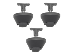 3 Peças Roda Viagem Anexos Universal Aspirador Robô J4/j5