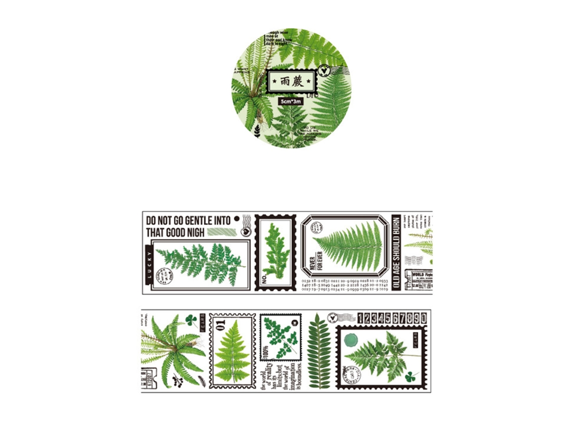 Rolo De Adesivos Decorativos Transparentes De Pet Para Plantas, Para Álbuns De Recortes, Diários, Artesanato.